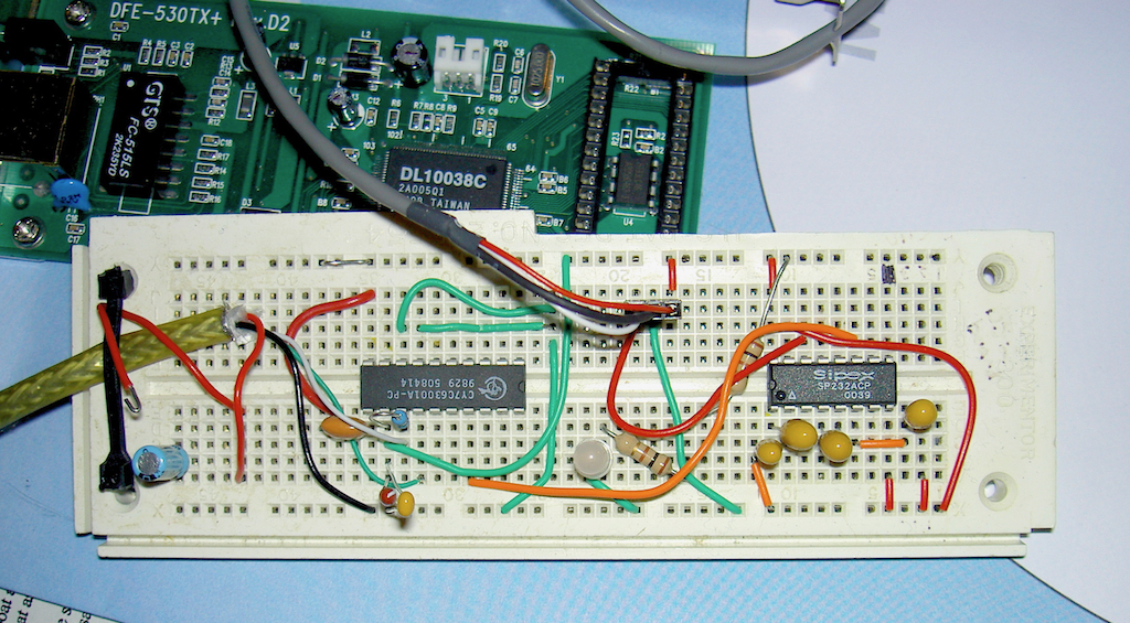 usb lcd breadboard