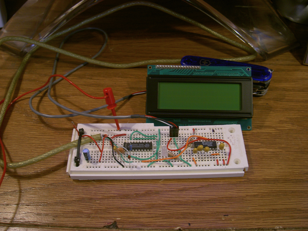 usb lcd components